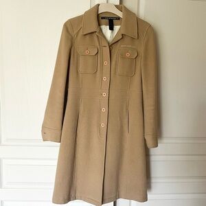 DKNY Vintage Y2K  Camel Wool Coat